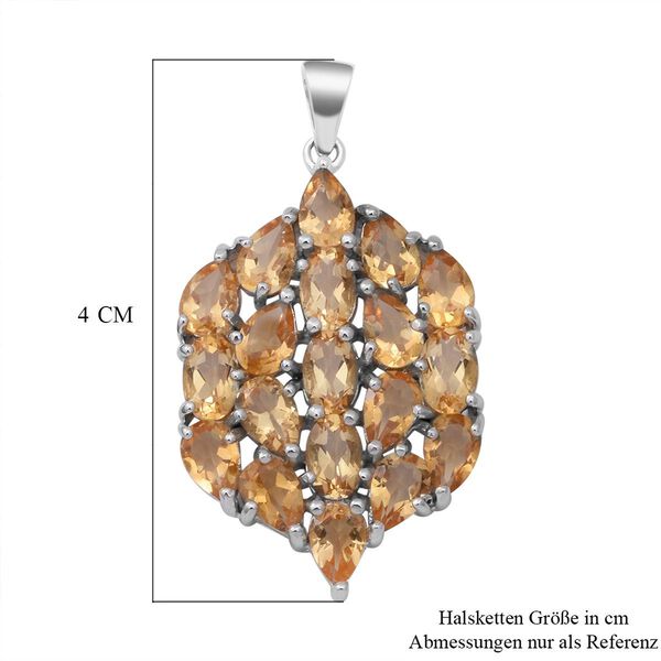 Citrin-Anh&auml;nger, 925 Silber platiniert ca. 6.53 ct image number 5