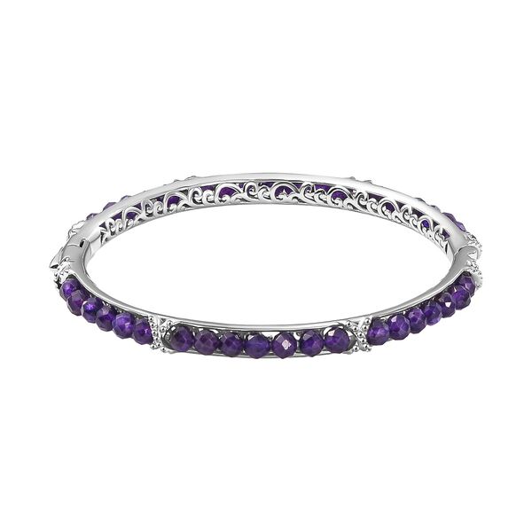 Afrikanischer Amethyst-Armreif, 19 cm - 22,86 ct. image number 5