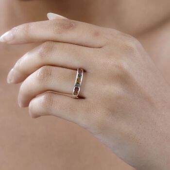 Mehrfarbiger Turmalin-Ring - 0,84 ct.