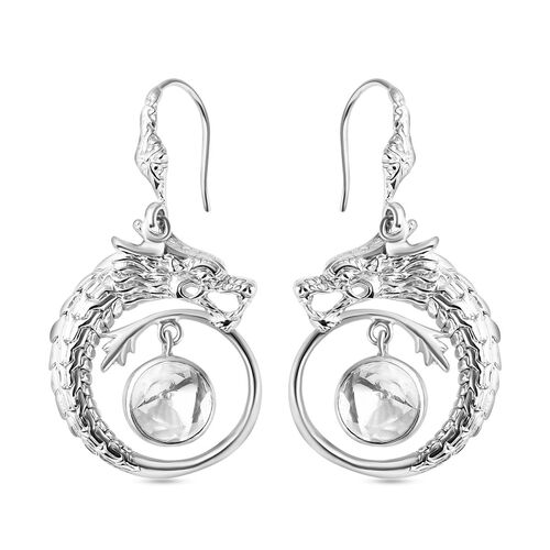 Royal Bali - Moissanit Drachen Ohrringe 925 Silber ca. 1.64 ct image number 0