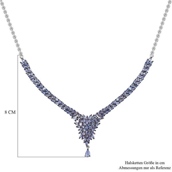 Tansanit Halskette, 45cm - 10,35 ct. image number 6