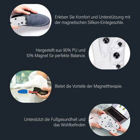 Magnetische Silikon-Einlegesohle