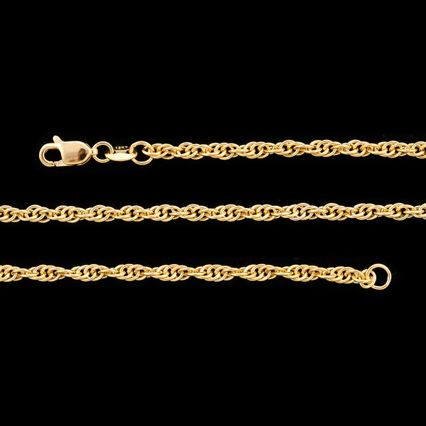 ILIANA - spezial Kordelkette, ca. 50 cm, 750 Gelbgold ca. 5,05g image number 4