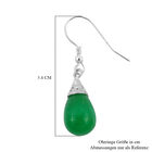 Royal Bali Kollektion - grüne Jade-Ohrhänger, 925 Silber ca. 18,00 ct  image number 3