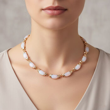 Opalit 45+5cm Halskette - 250 ct.