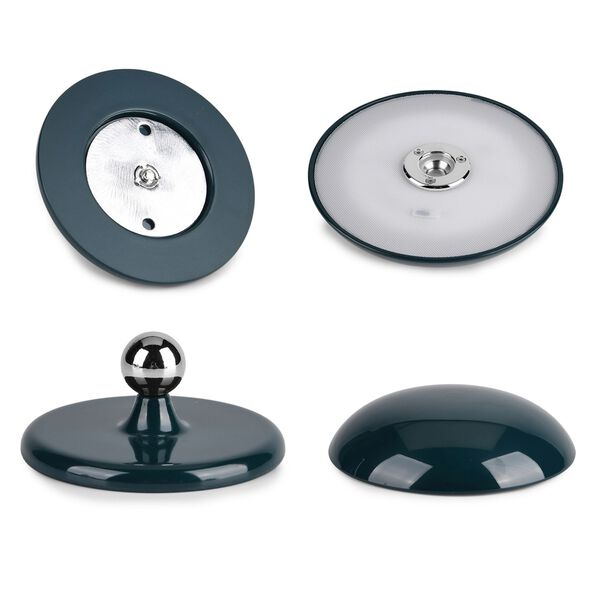 LIVMORE 2-in-1 Magnetische, wiederaufladbare LED-Tisch- und Wandleuchte, 15,5x15,5x21cm, Dunkelgrün image number 7