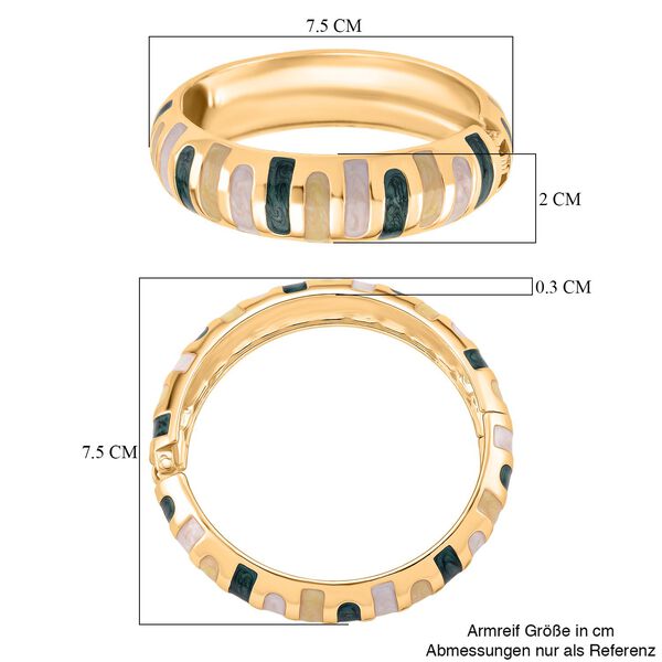 emailliert Armreif ca. 18.5 cm ca. 43,00g image number 7