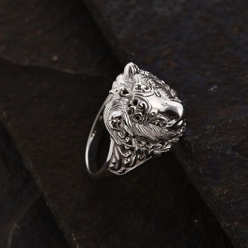 Royal Bali Kollektion - Löwen-Ring image number 1