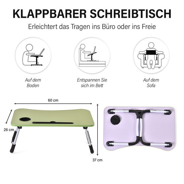 Tragbarer multifunktionaler Klapptisch, gr&uuml;n image number 3