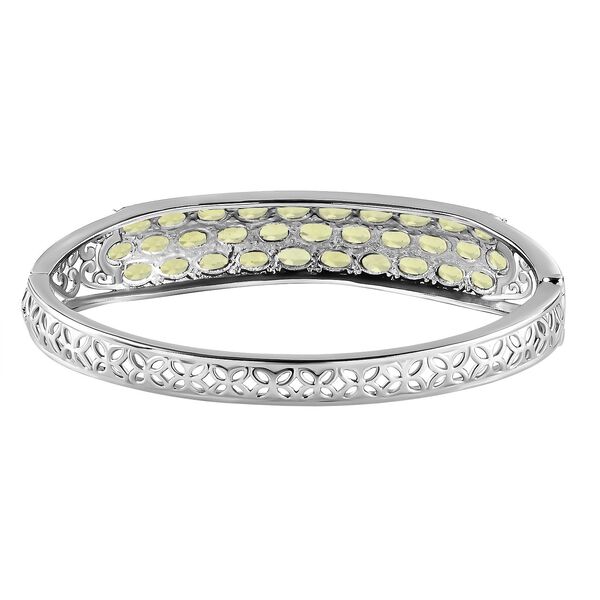 Natürlicher Peridot Armreif, 19 cm - 15,32 ct. image number 5