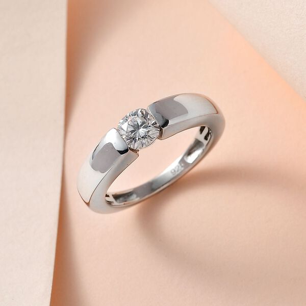 Moissanit Ring - 0,55 ct. image number 7