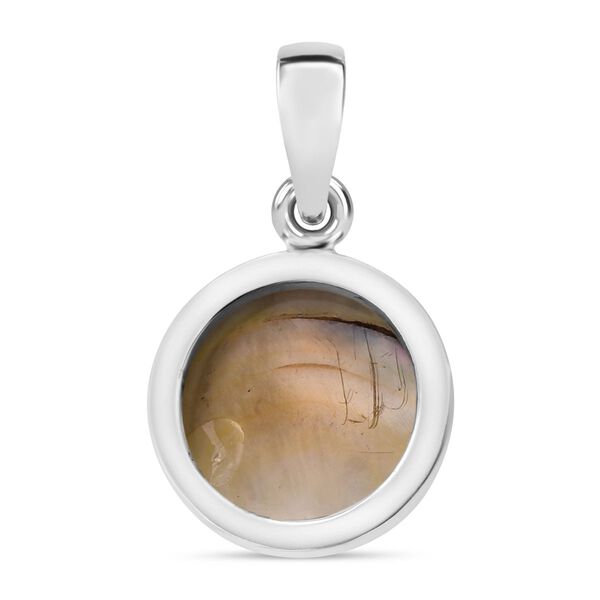 Royal Bali Kollektion- Blauer Mabe Perle-Anhänger image number 5