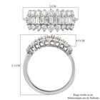 RHAPSODY - Diamant-Ring, zertifiziert VS E-F, 950 Platin  ca. 1,00 ct image number 5