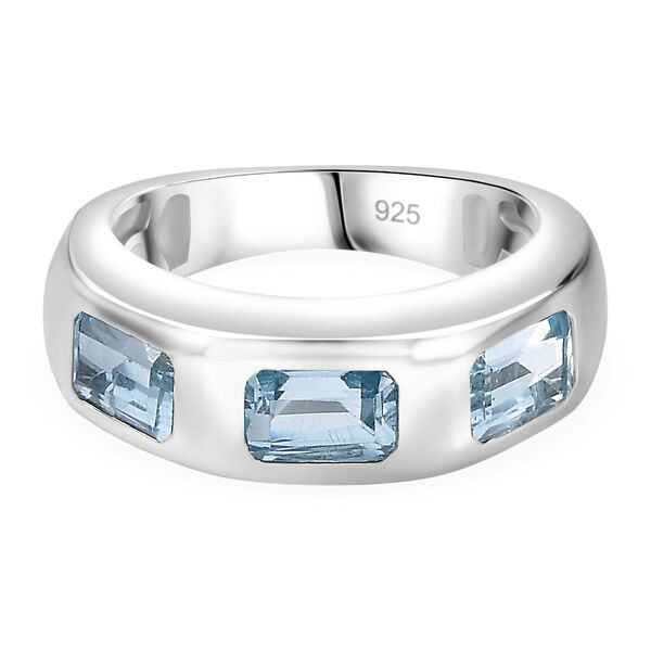 Himmelblauer Topas-Ring - 2,33 ct.