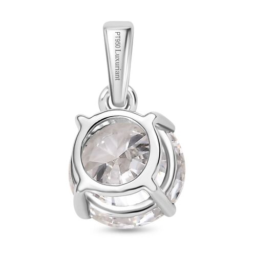 LUXURIANT DIAMOND- IGI zertifizierter VS-EF Labor Diamant Anhänger in 950 Platin - 1,50 ct. image number 7