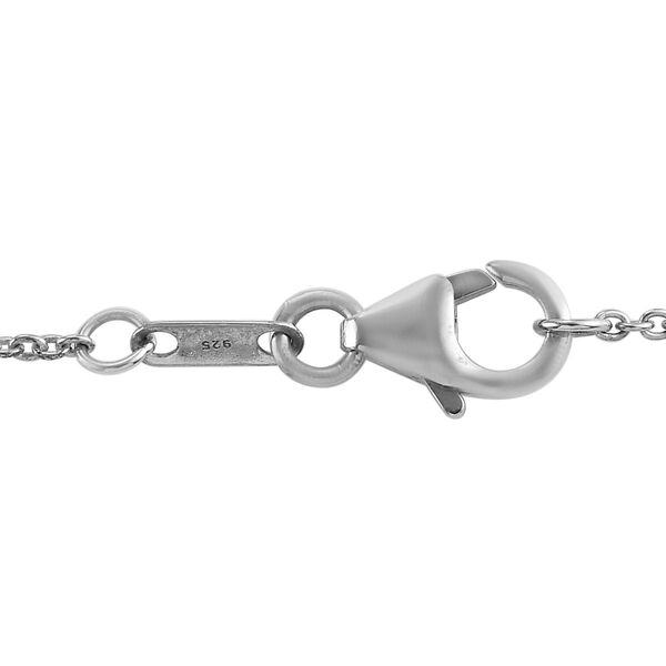 LUSTRO STELLA Hergestellt mit ZIRKONIA Halskette ca. 45 cm lange 925 Silber Platin-&Uuml;berzug 5.46 ct image number 5