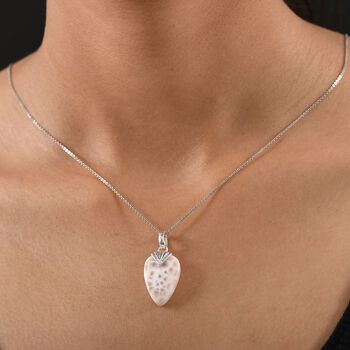 Djoy AA Natrolith Anh&auml;nger 925 Silber ca. 14.40 ct