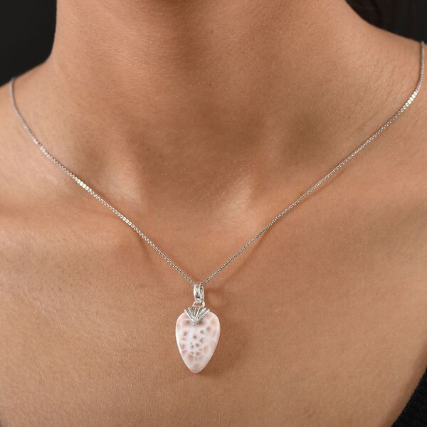 D’joy AA Natrolith Anhänger 925 Silber ca. 14.40 ct image number 3