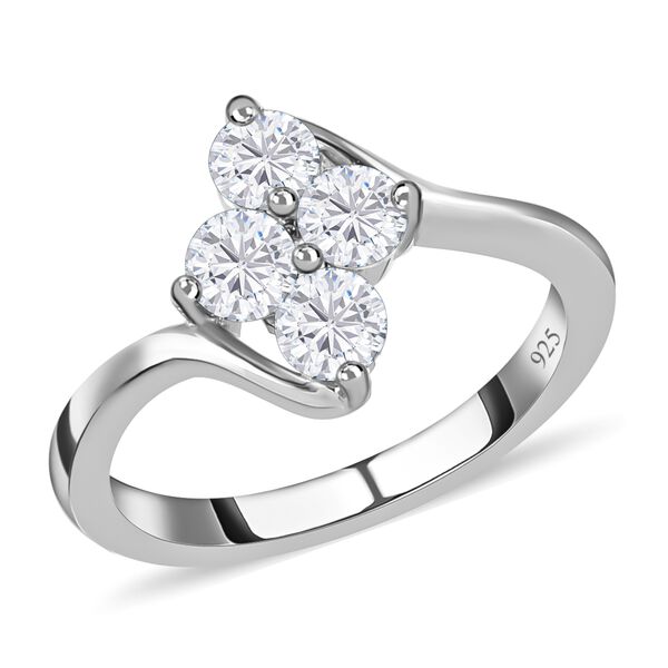 Moissanit floraler Ring, image number 4