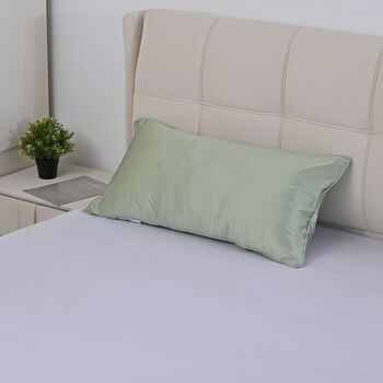 1pc Cooling pillowcase with piping with MOP button with cover
fabric:85% nylon+15%spandex