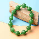 Flexibles, grünes Jade-Armband, 19 cm, ca. 276,50 ct image number 2