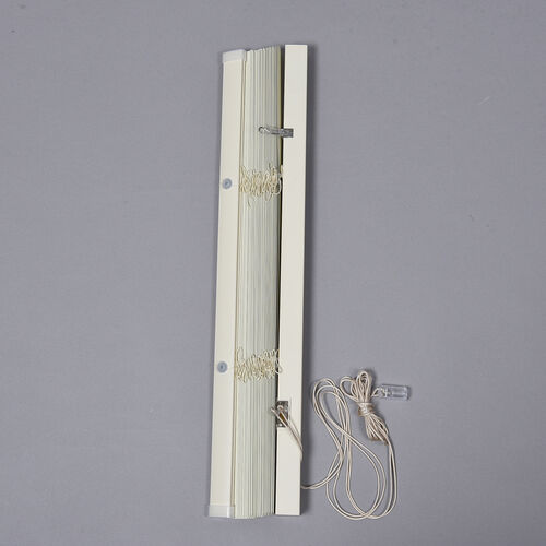 Klemmjalousie aus Aluminium, Größe 80x130 cm, Beige  image number 1