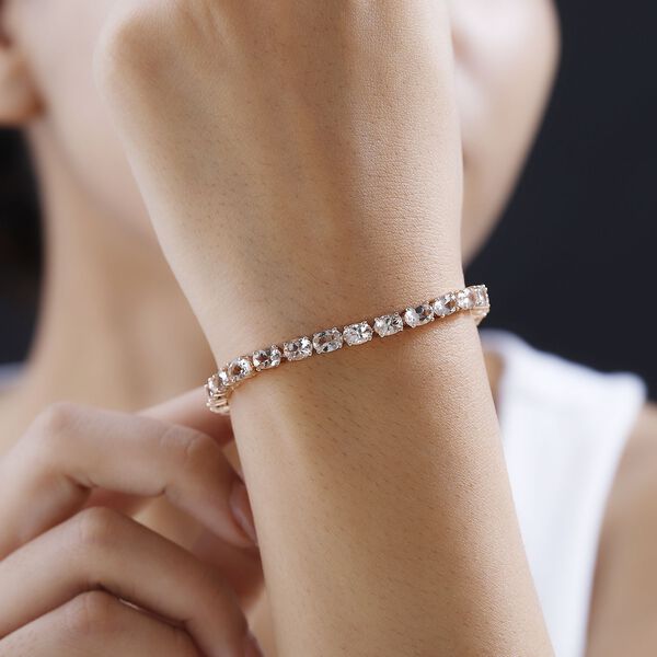 AA Morganit Armband, 19cm - 14,42 ct. image number 3