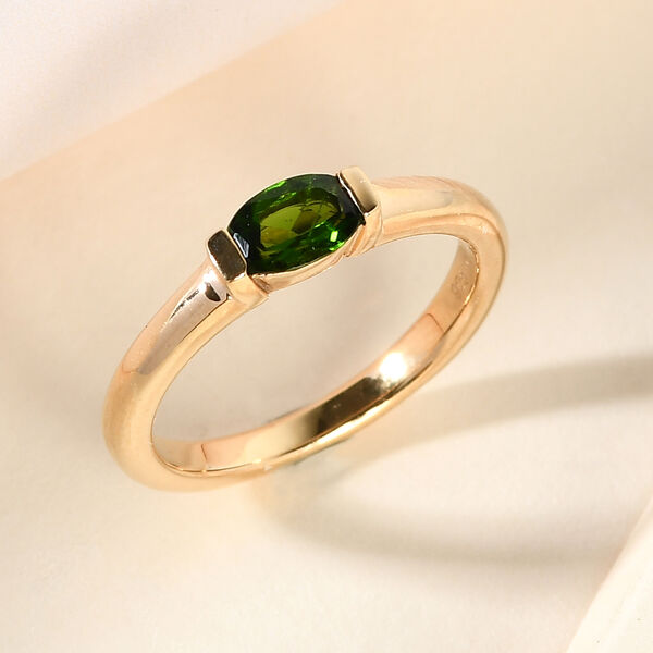 Natürlicher Chromdiopsid-Ring - 0,50 ct. image number 2