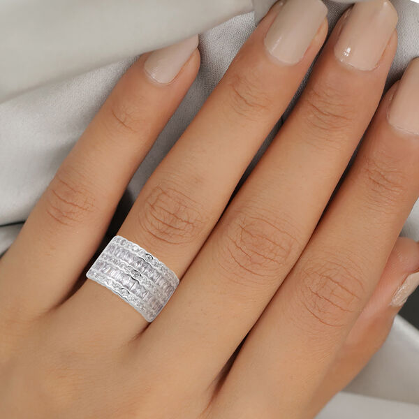 LUSTRO STELLA - Zirkonia Ring 925 Silber rhodiniert  ca. 1,69 ct image number 2