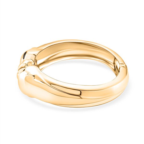 Statement-Armreif im Panther-Design in Goldton, 18cm image number 5