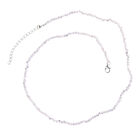 Regenbogen Mondstein Halskette ca. 40 cm + 5 cm Extender, 925 Silber ca. 30,00 ct.