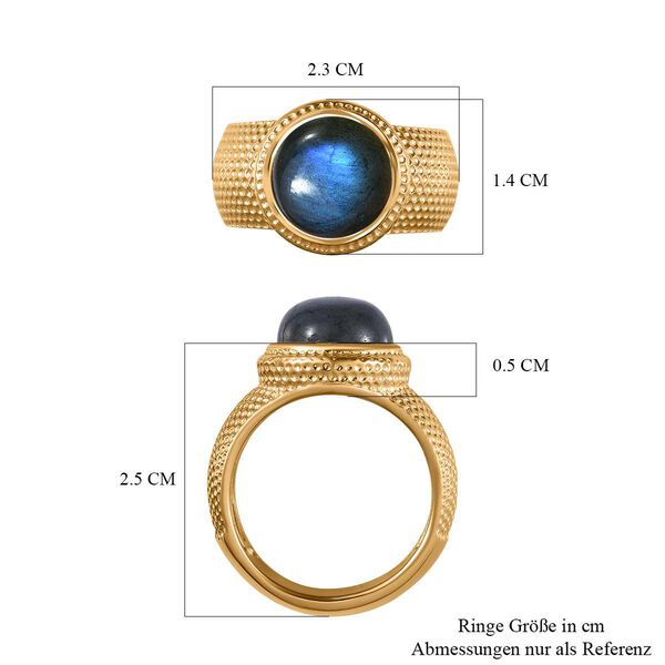 AAA Labradorit Ring - 4,35 ct. image number 8
