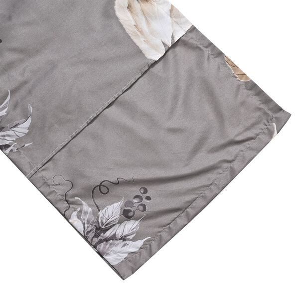 Bettwäsche-Set 6tlg. – Blumendesign, grau image number 9