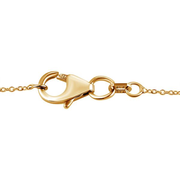 AAA Turkizit Collier, ca. 45 cm, 925 Silber Gelbgold Vermeil ca. 3,30 ct image number 7