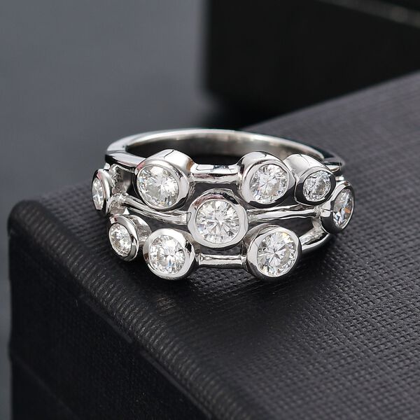 Moissanit Ring - 1,55 ct. image number 2