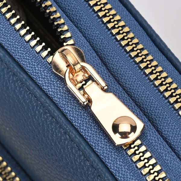 PASSAGE Crossbody Tasche, 18x6,5x11cm, Blue image number 6