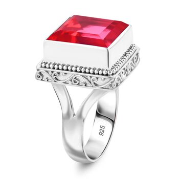 Royal Bali Kollektion - Padparadscha Triplett Quarz Ring - 19,33 ct.