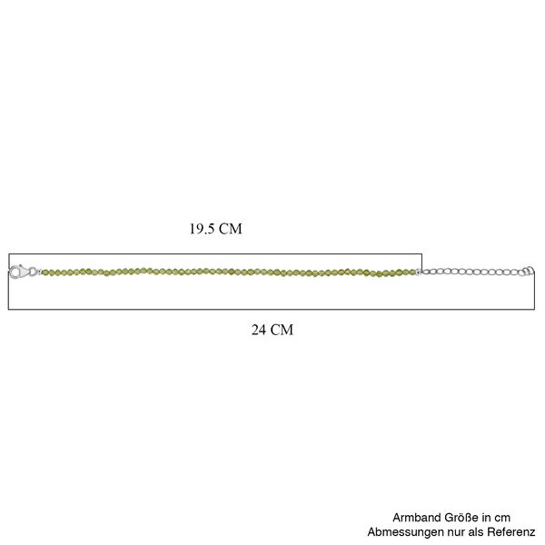 D'Joy Peridot 19+5cm Armband - 12 ct. image number 5