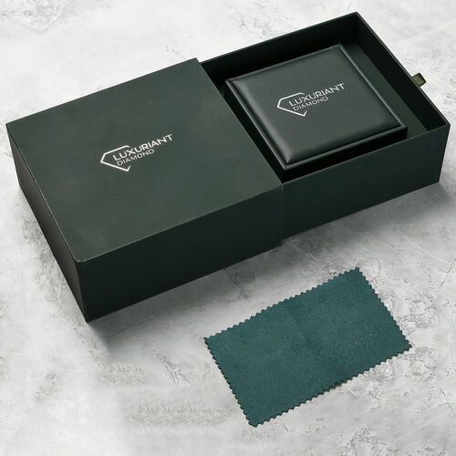 LUXURIANT DIAMOND- SGL zertifizierter VS-EF Labor Rundschliff Diamant Ring in 950 Platin - 2 ct. image number 14