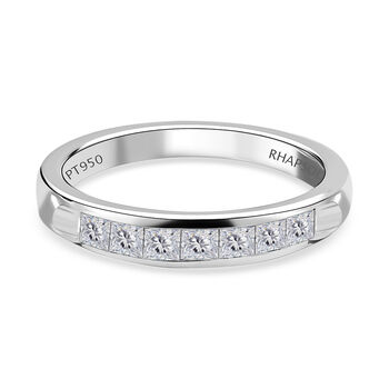 RHAPSODY - Diamant-Ring, IGI zertifiziert VS E-F, 950 Platin (Gr&ouml;&szlig;e 16.00) ca. 0,50 ct