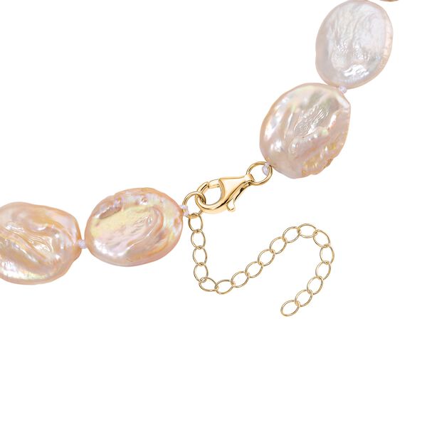 D'Joy mehrfarbige Keshi Perle 45+5cm Halskette image number 5