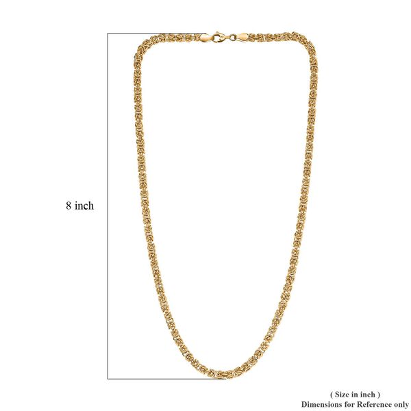 Byzantinische Kette in 916 Gelbgold, 49,50 cm - 12,5 Gramm image number 7