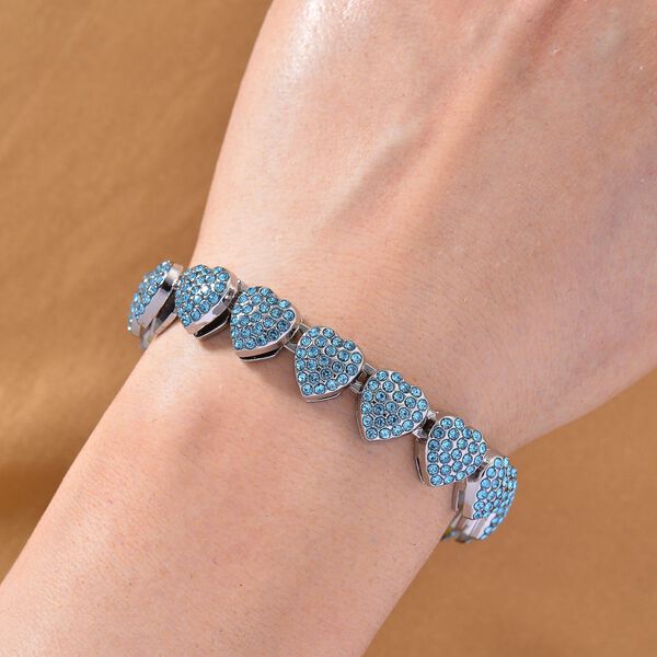 Blau Kristall Armband ca. 19 cm Standard image number 2