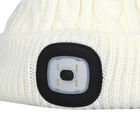 Wiederaufladbare LED Mütze mit Sherpa Futter, Größe 20x28 cm, Weiß image number 5
