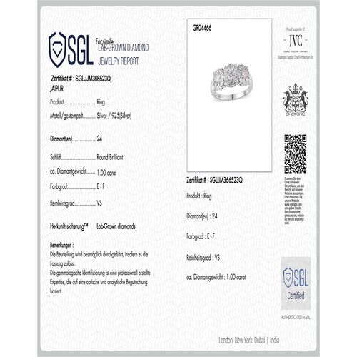 LUXURIANT DIAMOND - SGL zertifizierter VS Labor Diamant Ring - 1 ct. image number 8