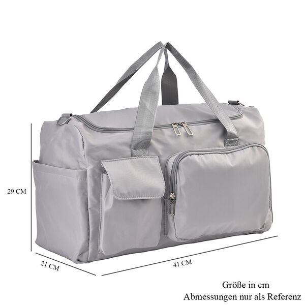 Reisetasche mit mehreren Fächern, Grau image number 7
