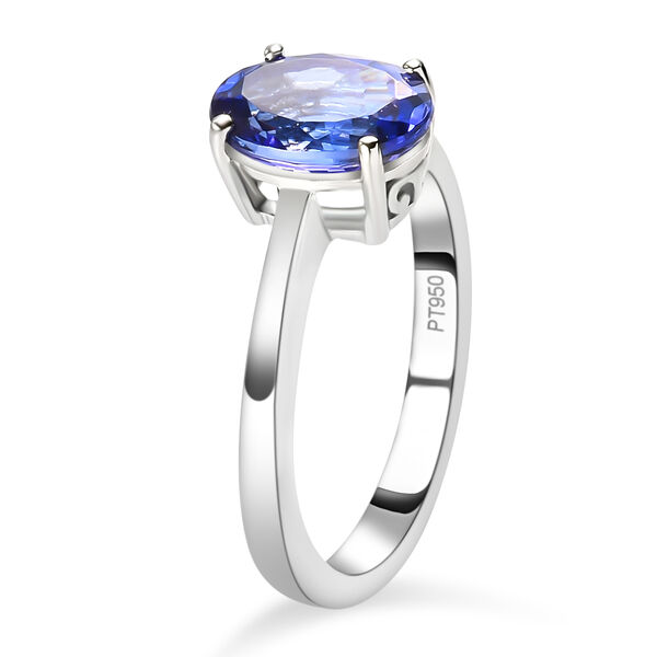 RHAPSODY AAAA Tansanit Solit&auml;r-Ring in 950 Platin image number 4