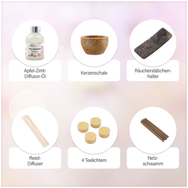 Aromatisches Duft Diffusor, Duft - Apfel Zimt image number 8