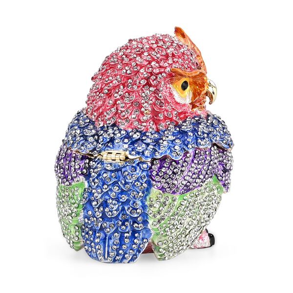 LIVMORE Eulen-Design Schmuckdose, 10x8cm, Rosa image number 6