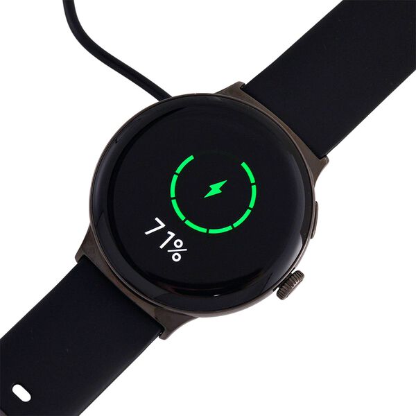 LA99 Smartwatch 3-in-1 Set mit AMOLED Display, Bluetooth-Anrufen, GPS und Gesundheits-Tracking, wasserdicht, CE- und ROHS-zertifiziert, 3,63cm, Schwarz image number 6
